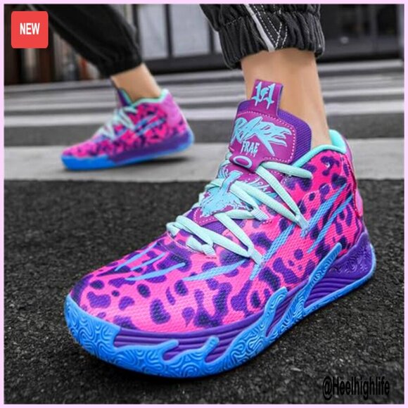 Men\'s Lace Up High Top Basketball Sneakers Retro Athletic Training Shoes Non main image 5